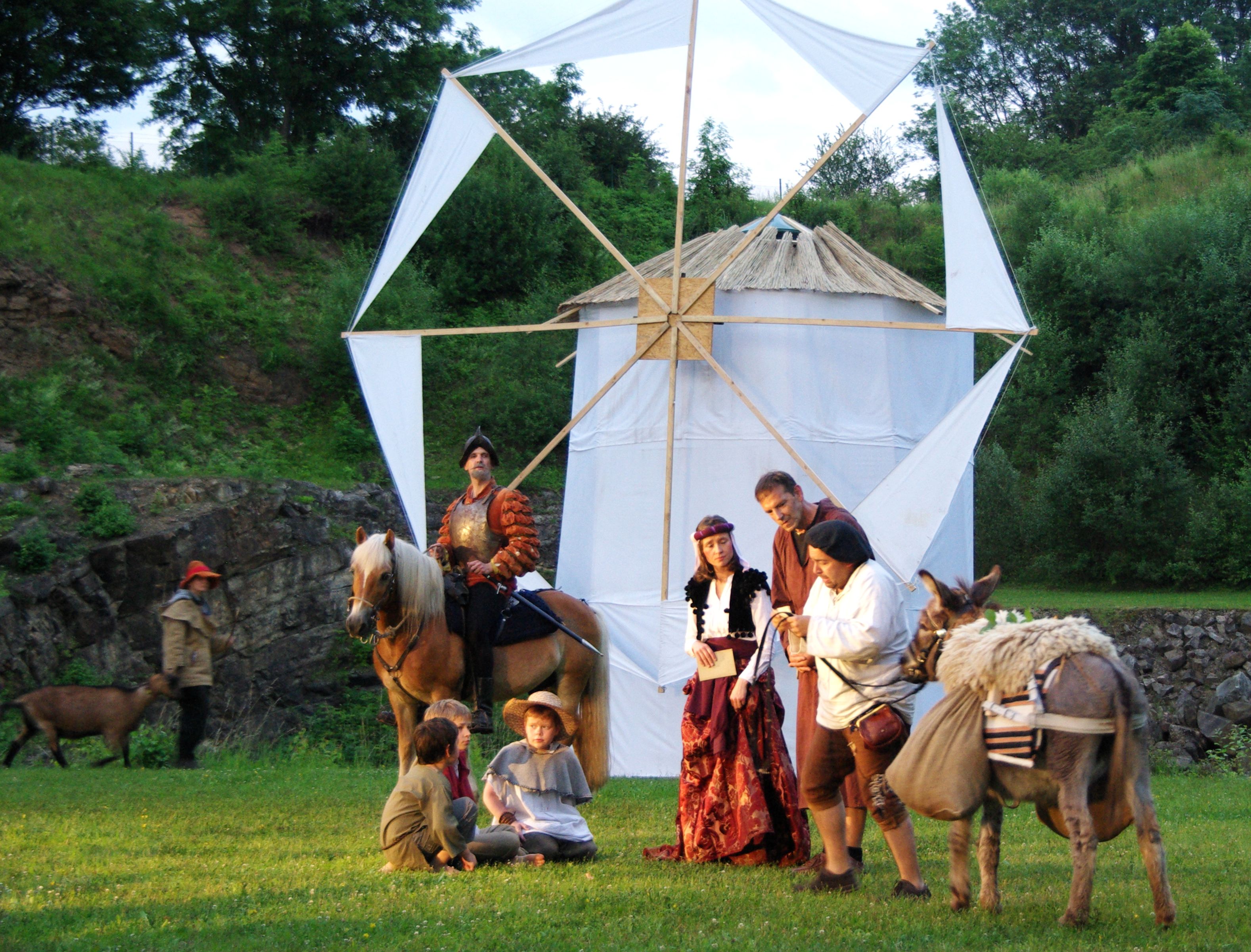 Don Quijote im Steinbruch